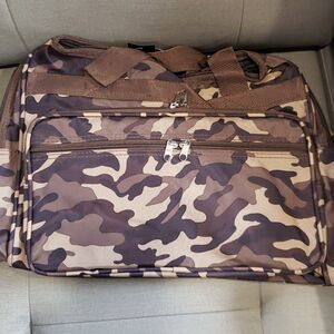 Canvas Camouflage Duffle Bag - 18" x 10" and 11" High